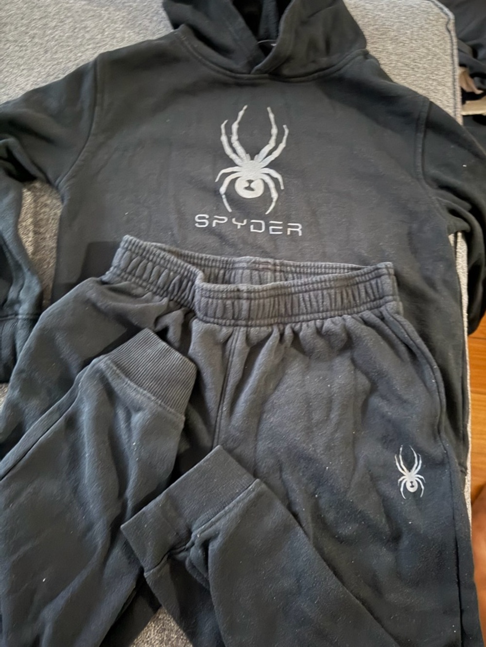 Spyder Black Sweatsuit